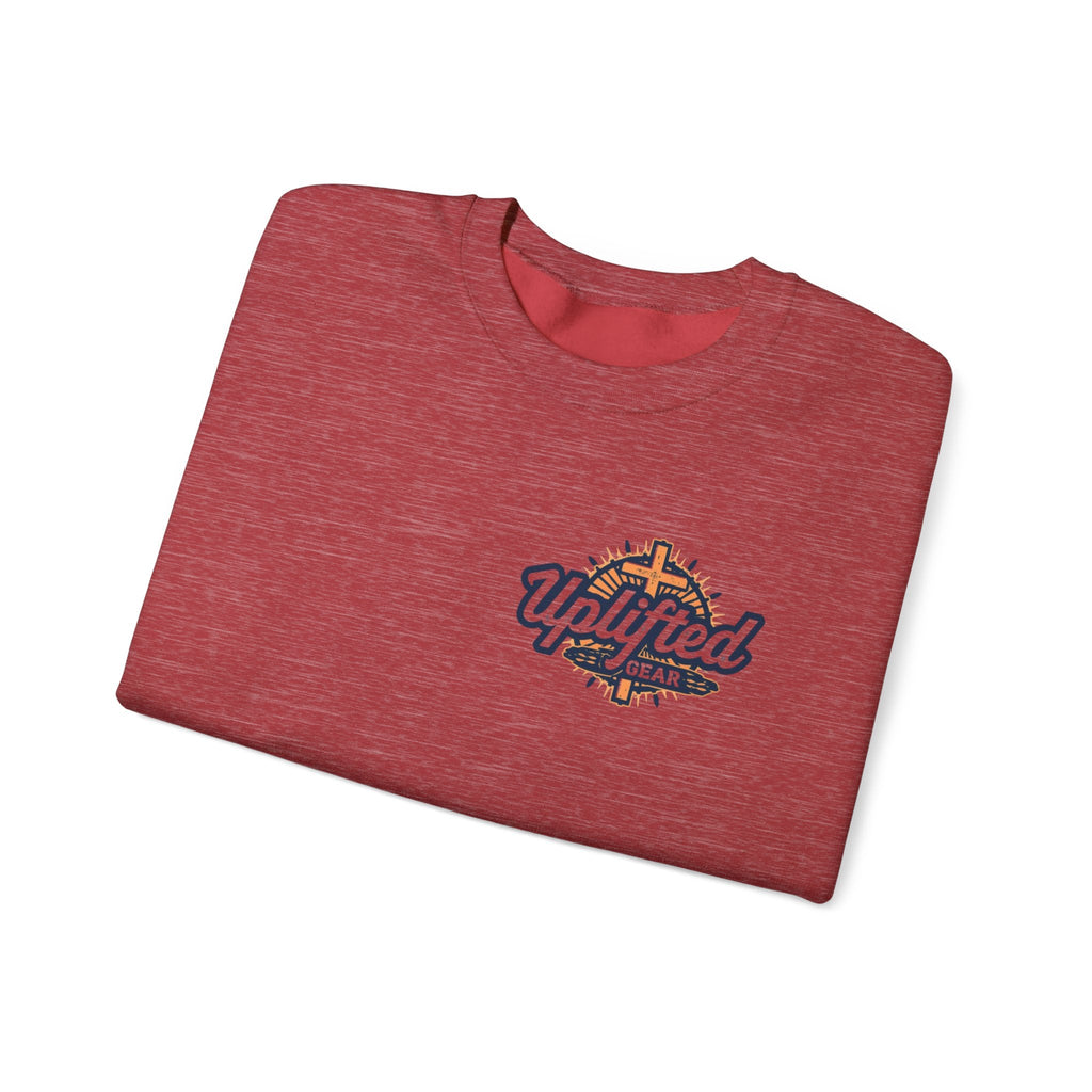 Trust in the Lord Sweatshirt – Autumn Tree Proverbs 3:5 Christian Sweatshirt for Cozy Faith Printify