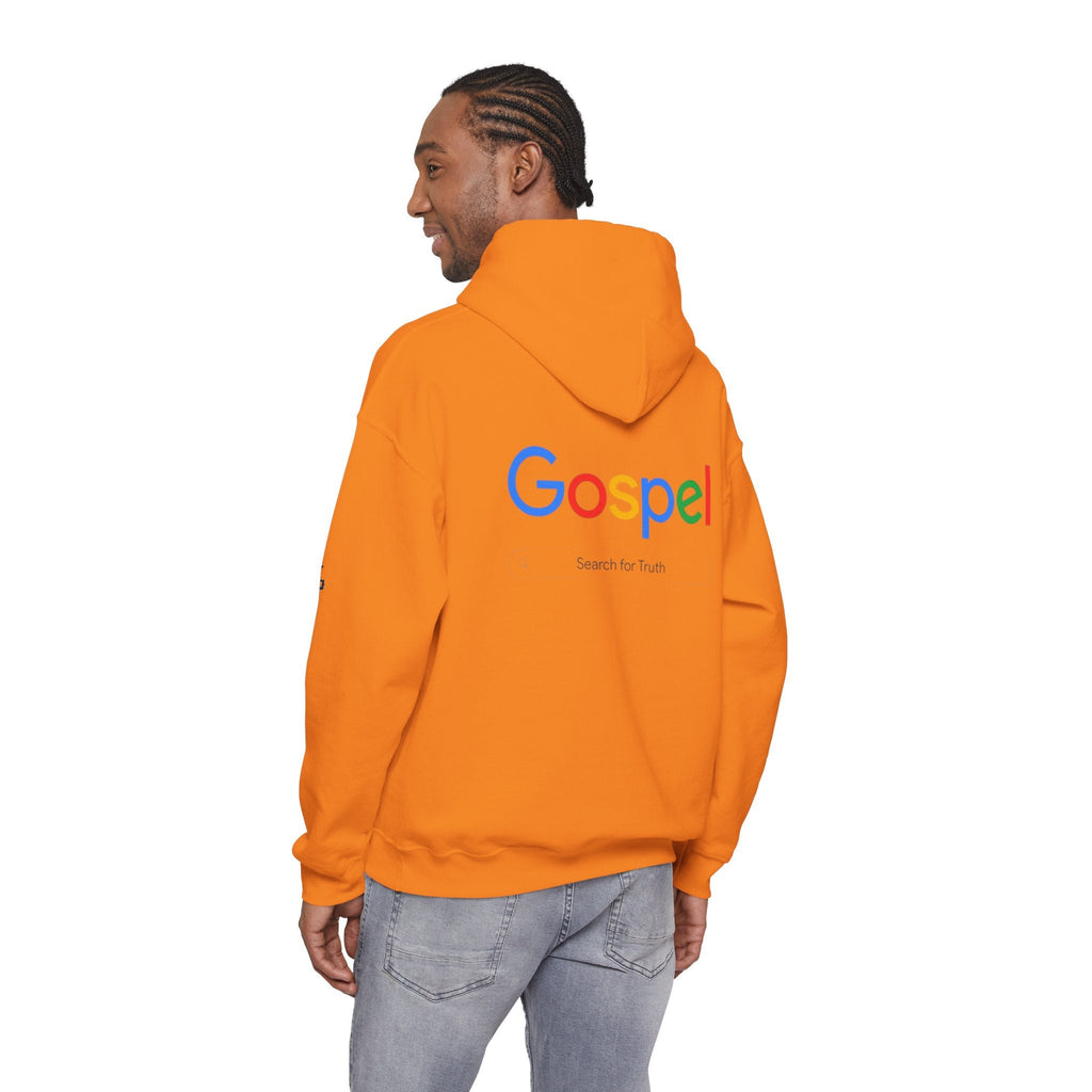 Gospel Hoodie — "Search for Truth" Christian Faith Pullover Printify