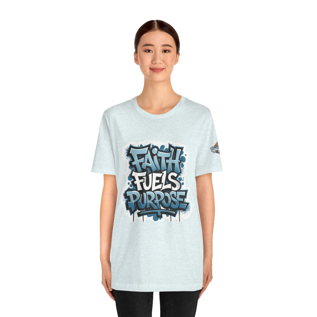 Faith Fuels Purpose T-shirt – Inspirational Christian T-shirt for Divine Drive & Unstoppable Belief Printify
