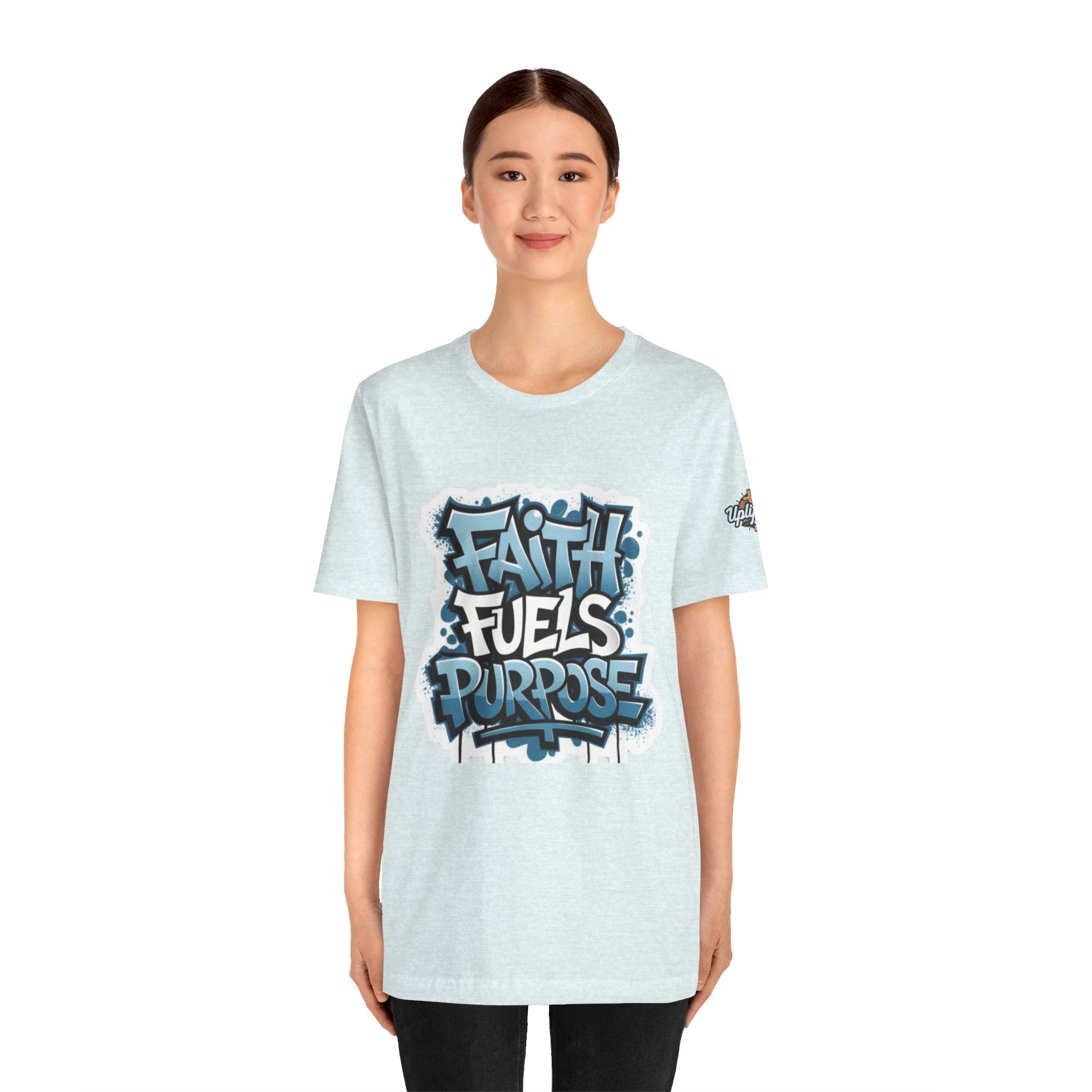 Faith Fuels Purpose T-shirt – Inspirational Christian T-shirt for Divine Drive & Unstoppable Belief Printify