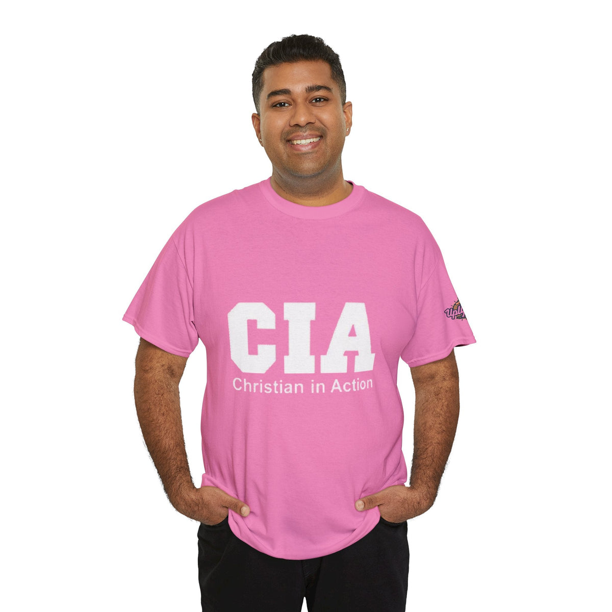 CIA Christian in Action T-shirt - Funny Faith Parody T-shirt - Mission Ready Apparel Printify
