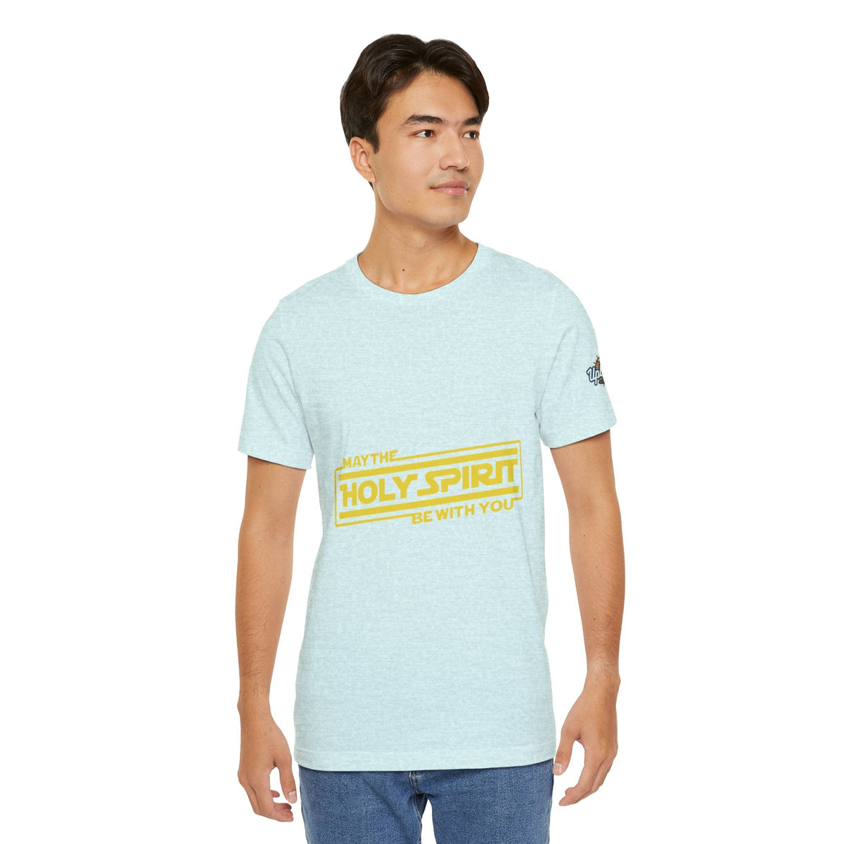 May the Holy Spirit Be With You T-shirt - Christian Star Wars Parody T-shirt Printify