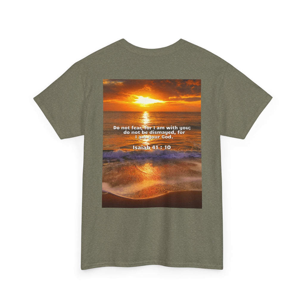 Bible Verse Unisex Tee -  Isaiah 41 : 10 Printify