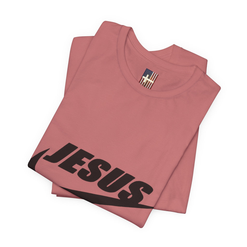 Jesus Did It T-shirt - Funny Christian Parody T-shirt - Faith & Victory Apparel Printify