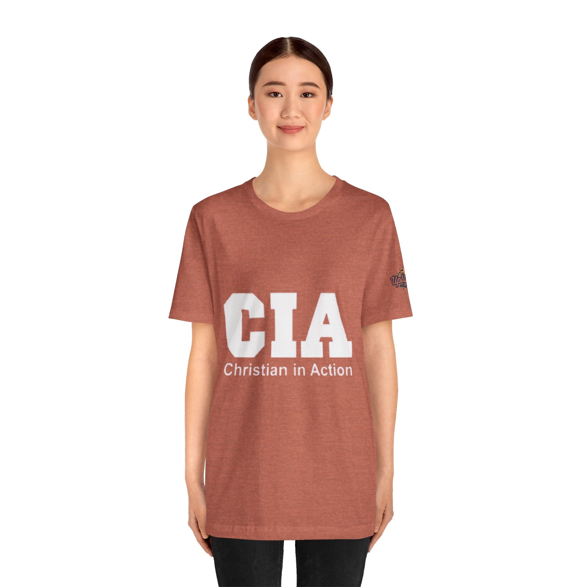 CIA Christian in Action T-shirt - Funny Faith Parody T-shirt - Mission Ready Apparel Printify