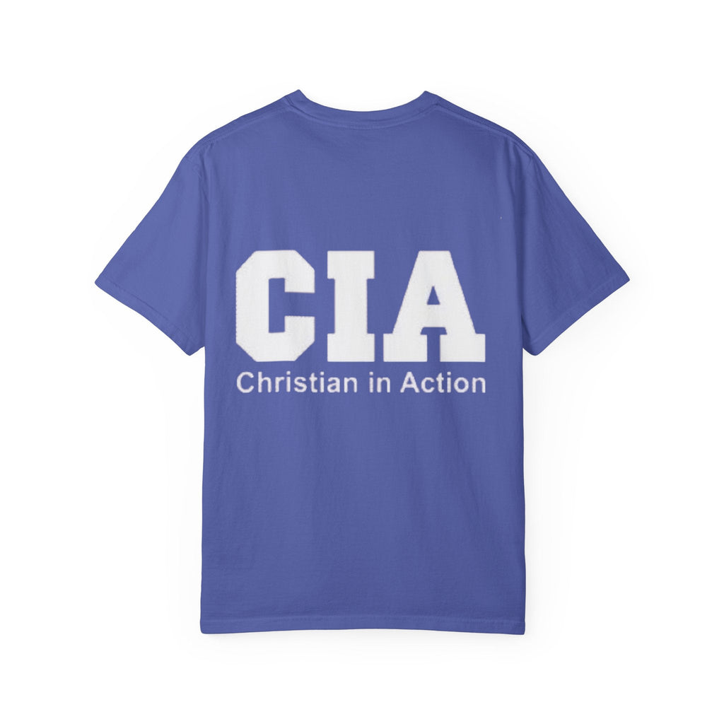 CIA Christian in Action T-shirt - Funny Faith Parody T-shirt - Mission Ready Apparel Printify