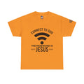 Connect to God T-shirt - WIFI Password is Jesus - Funny Christian Faith T-shirt Printify