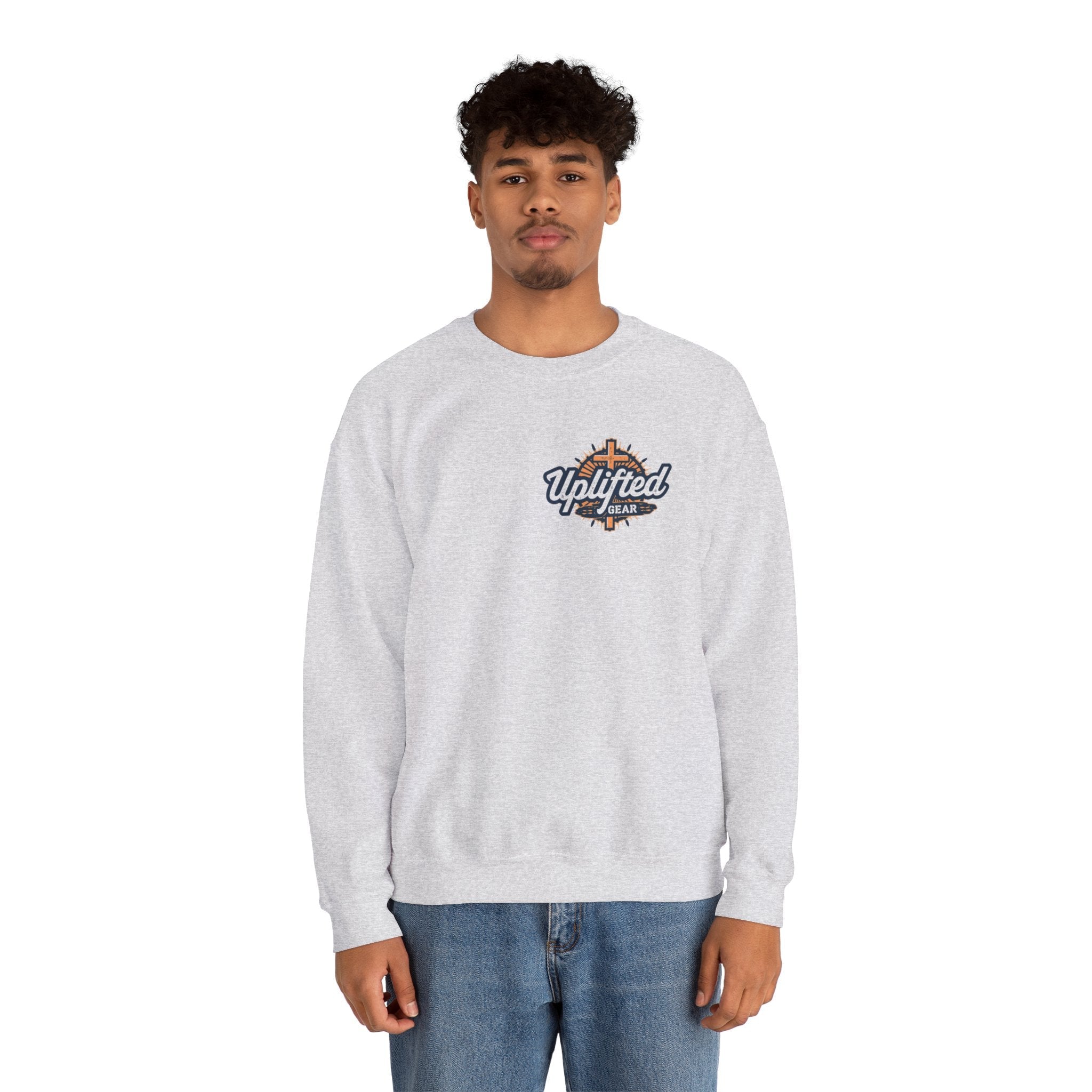 Strong and Courageous Sweatshirt – Joshua 1:9 Canine Pawprint Desert Christian Sweatshirt for Dog Lovers Printify