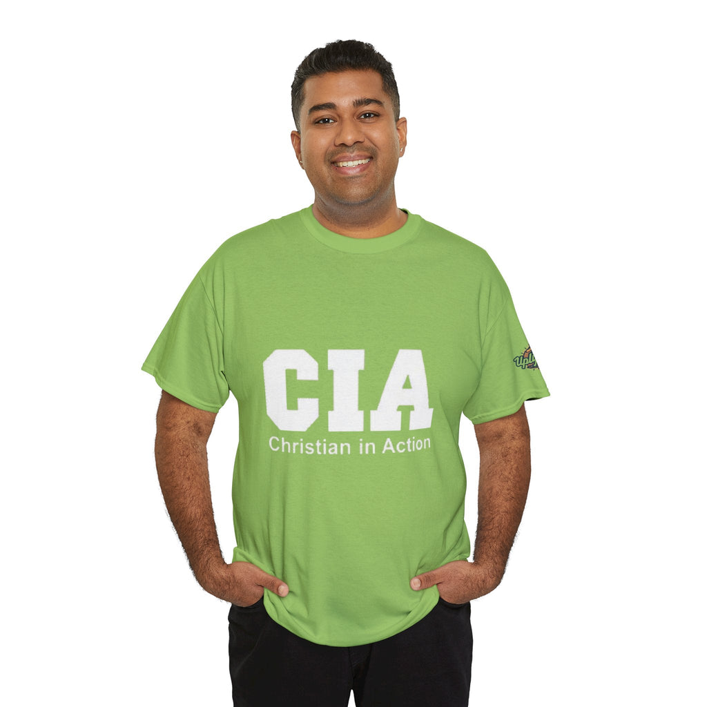 CIA Christian in Action T-shirt - Funny Faith Parody T-shirt - Mission Ready Apparel Printify