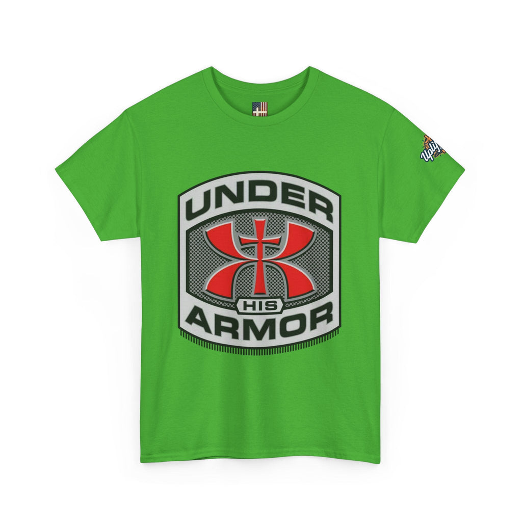 Under HIS Armor Christian T-Shirt — Faith-Inspired Under Armour Style Printify