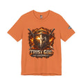 Trust God Not Government Shield Tee — Patriotic Christian Faith T-Shirt Printify