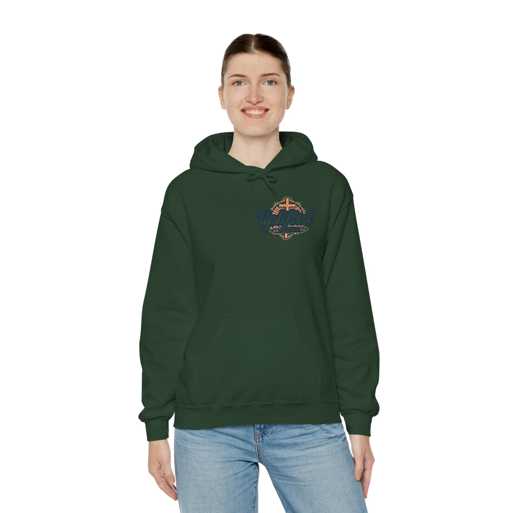 Bible Verse Unisex Heavy Blend™ Hooded Sweatshirt - Isaiah 41 : 10 Printify