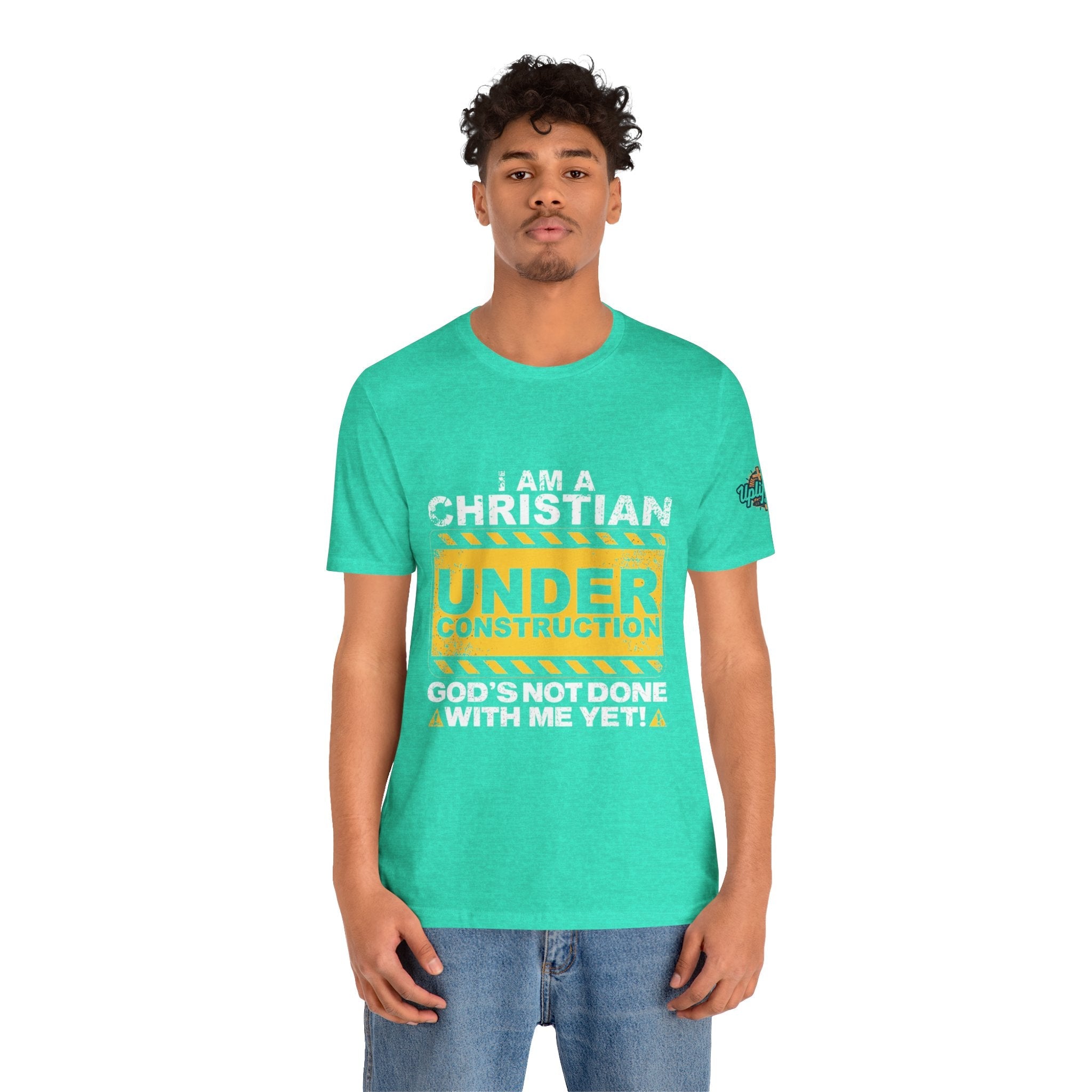 Christian Under Construction T-shirt | God Is Not Done With Me Yet T-shirt Printify