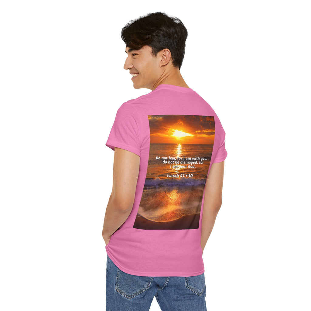 Bible Verse Unisex Tee -  Isaiah 41 : 10 Printify