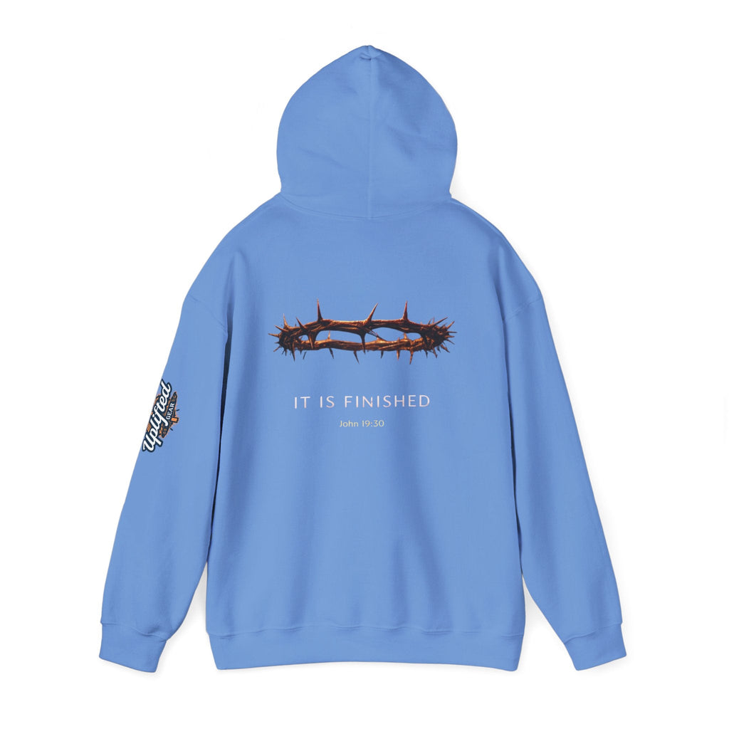 It Is Finished Crown of Thorns Hoodie — Christian John 19:30 Faith Hoodie Printify
