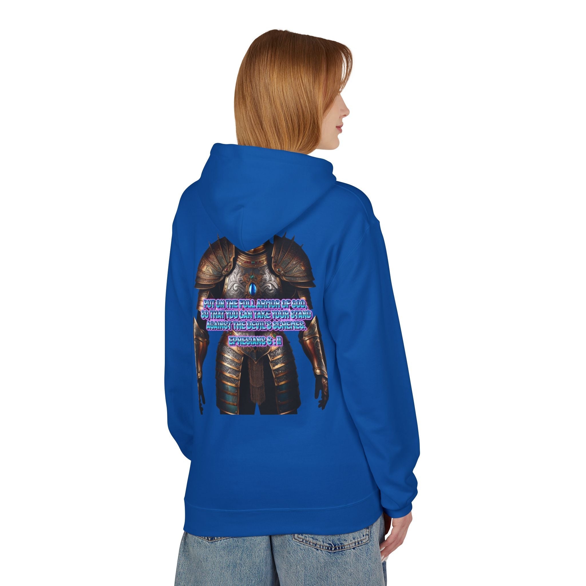 Hoodie - Ephesians 6:11 Bible Verse Religious Design Printify