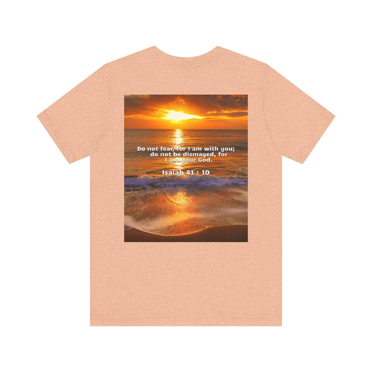 Bible Verse Unisex - Isaiah 41 : 10 Jersey Short Sleeve Tee Printify