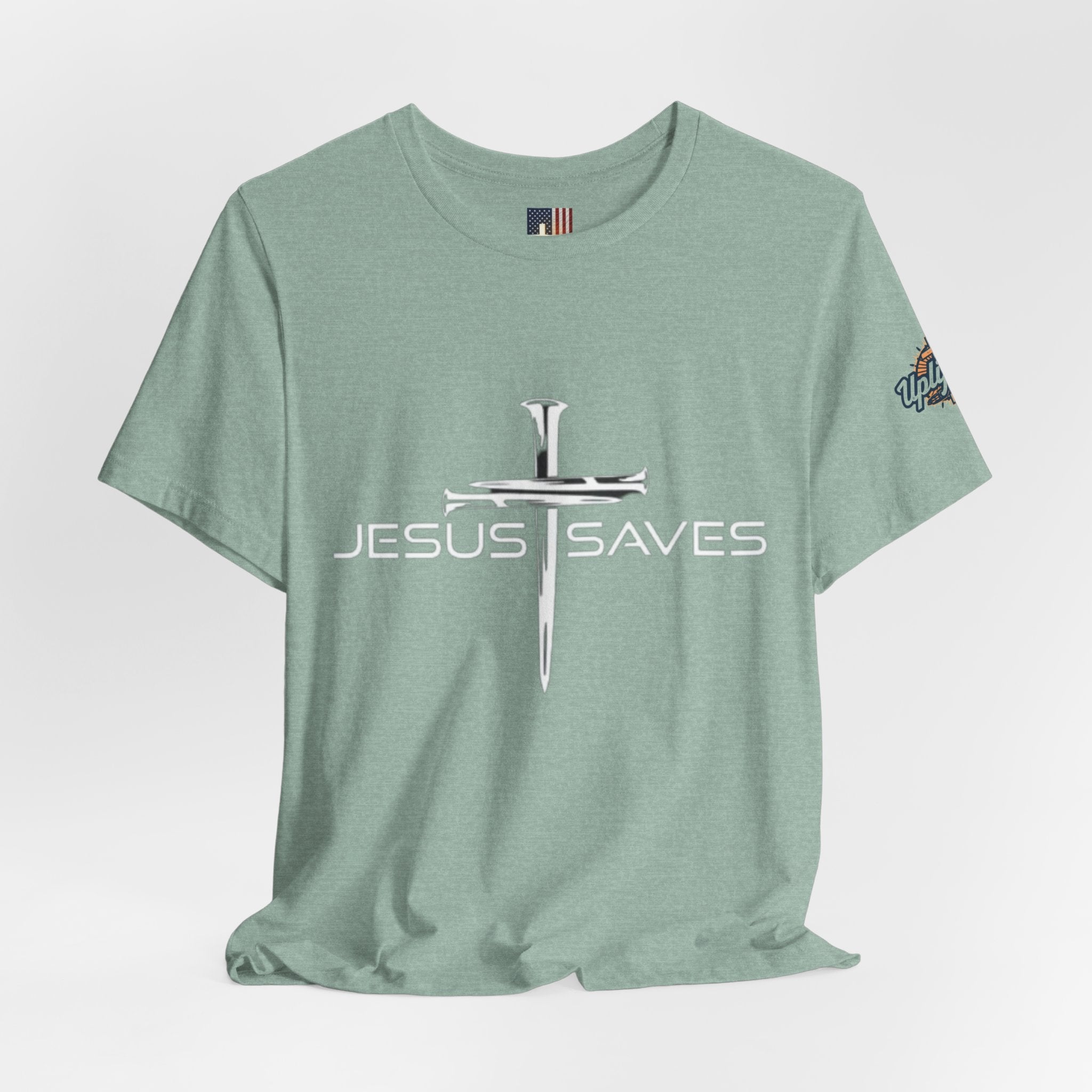 Copy of Jesus Saves T-shirt – 3 Nails Crucifix Cross Christian T-shirt for Redemption Faith & Bold Salvation Printify