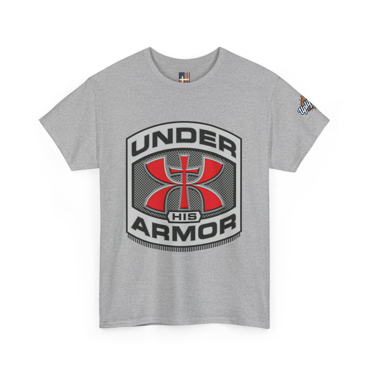 Under HIS Armor Christian T-Shirt — Faith-Inspired Under Armour Style Printify