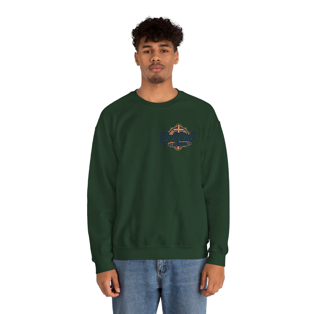 Trust in The Lord Proverbs 3:5-6 Biblical Design Crewneck Sweatshirt Printify