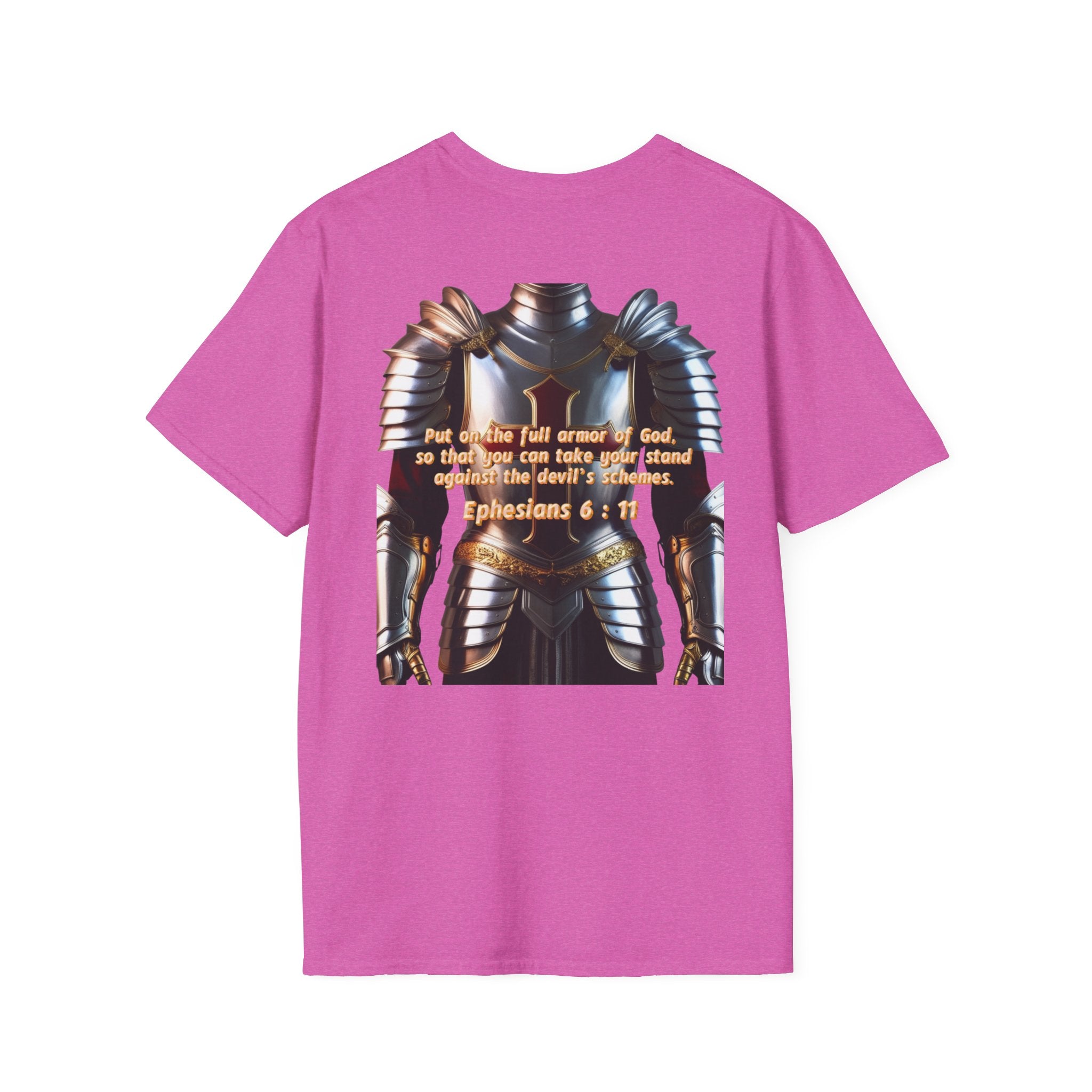 Religious Graphic Armor Of God Design - Unisex Softstyle T-Shirt Printify