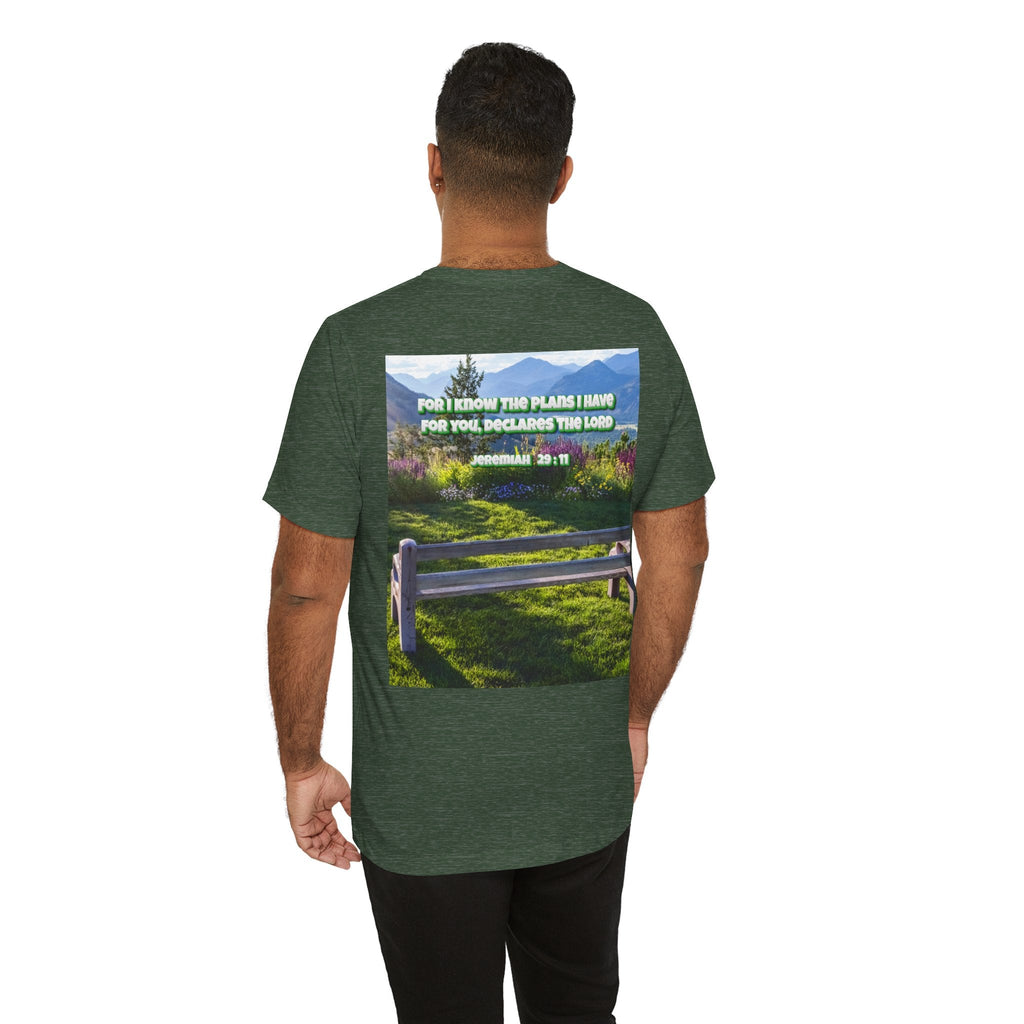 Bible Verse Unisex Tee - Jeremiah 29 : 11 Printify
