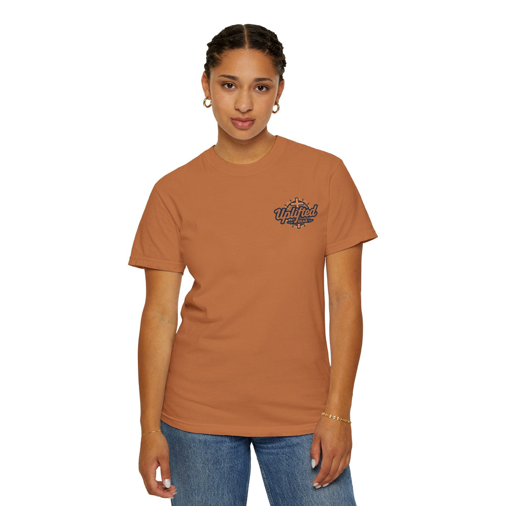 Bible Verse Unisex Garment-Dyed T-shirt - Isaiah 41 : 10 Printify