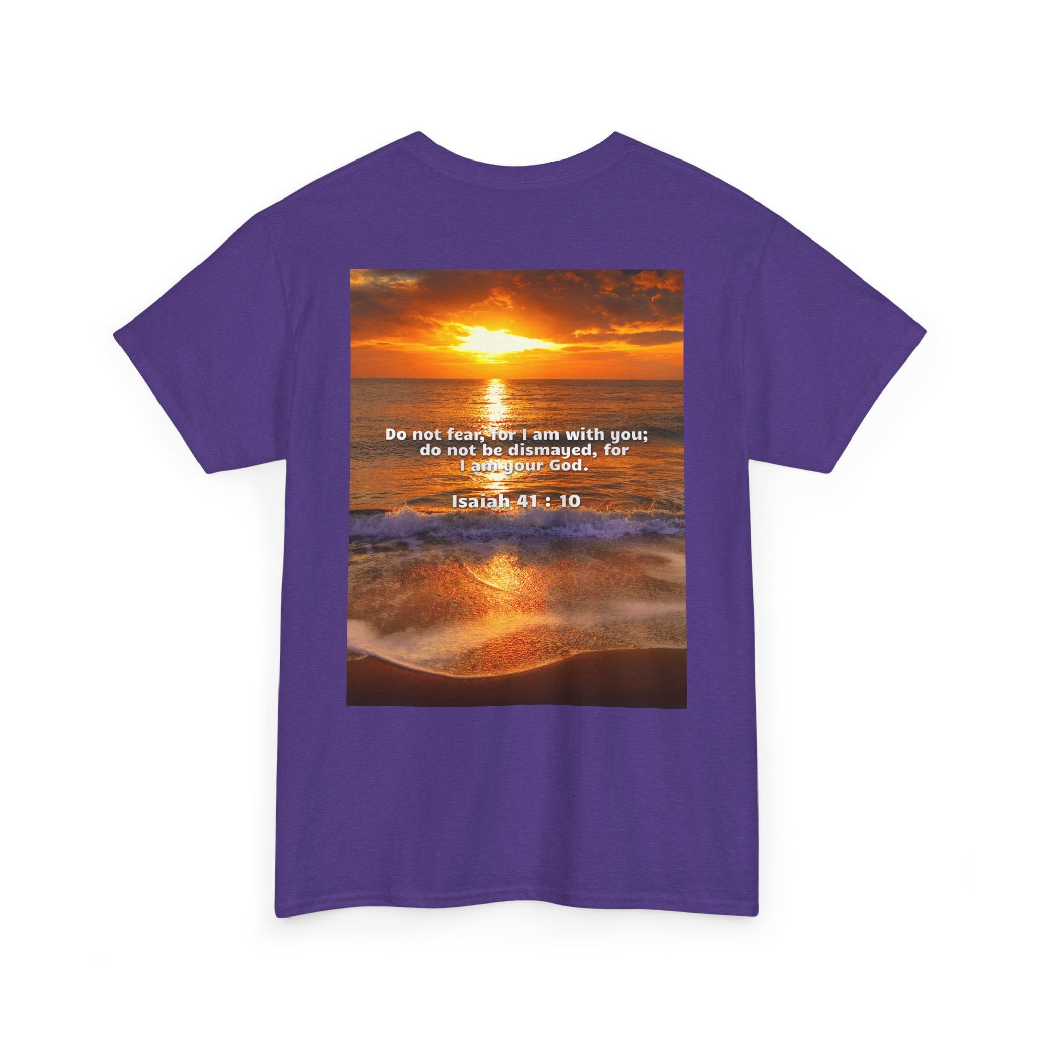 Bible Verse Unisex Tee -  Isaiah 41 : 10 Printify