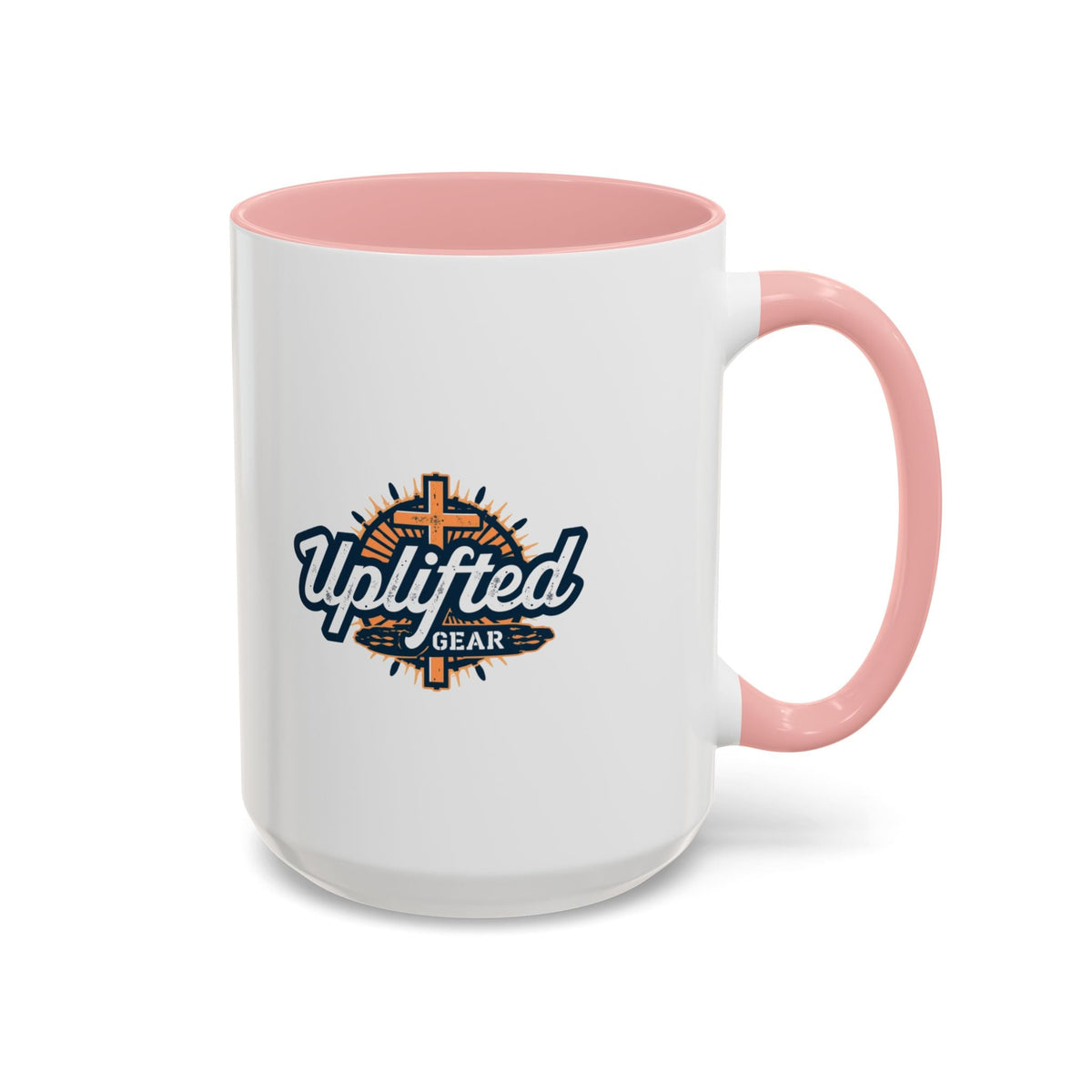 Funny Christian Coffee Mug — “Give God Control, HE Delivers” Accent Mug (11/15oz) Printify