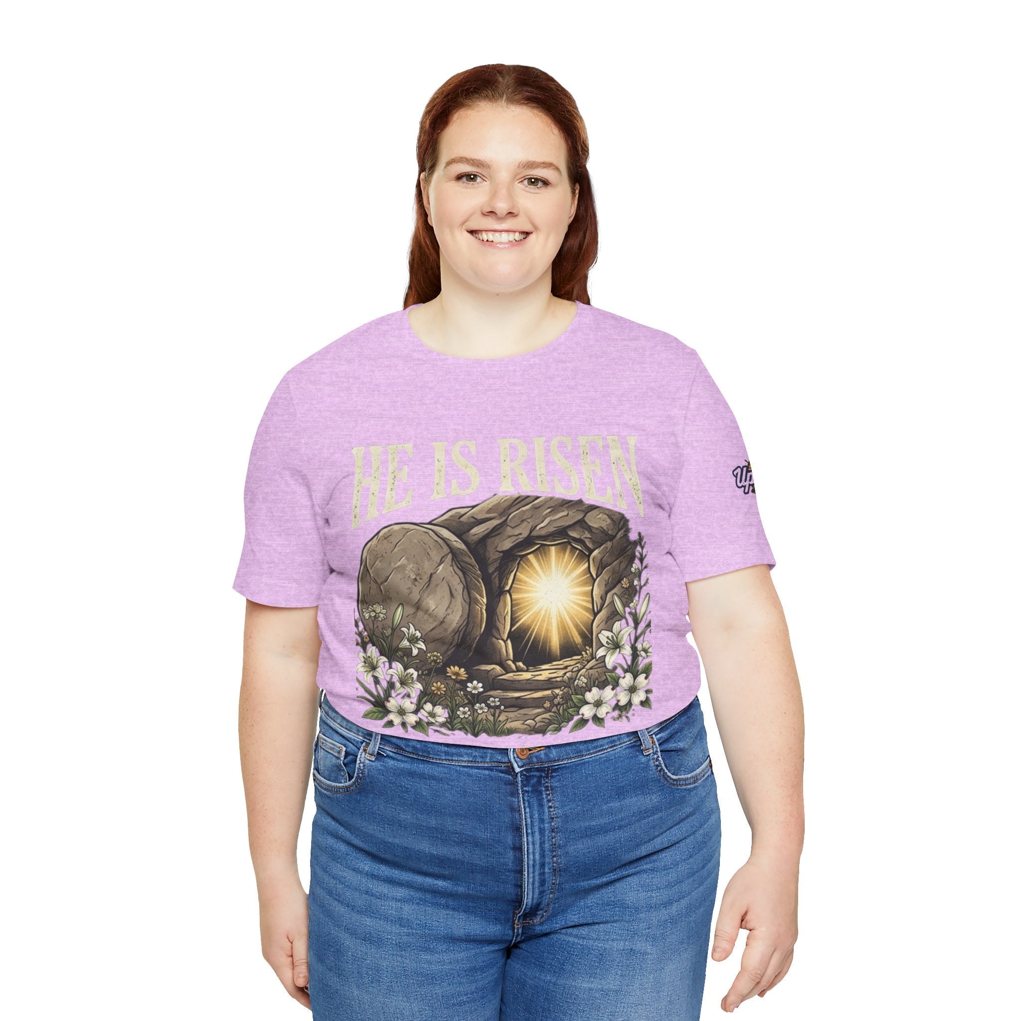 He Is Risen T-Shirt — Jesus Christ Resurrection Easter Tee Printify