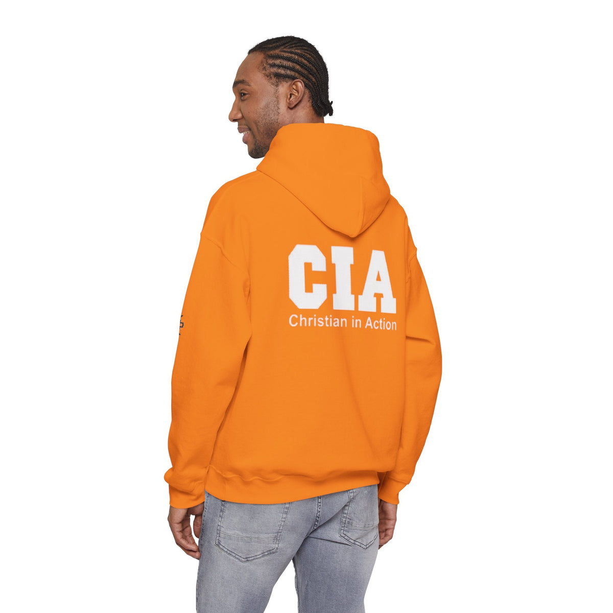 CIA Christian in Action Hoodie - Funny Faith Parody Hoodie - Mission Ready Apparel Printify