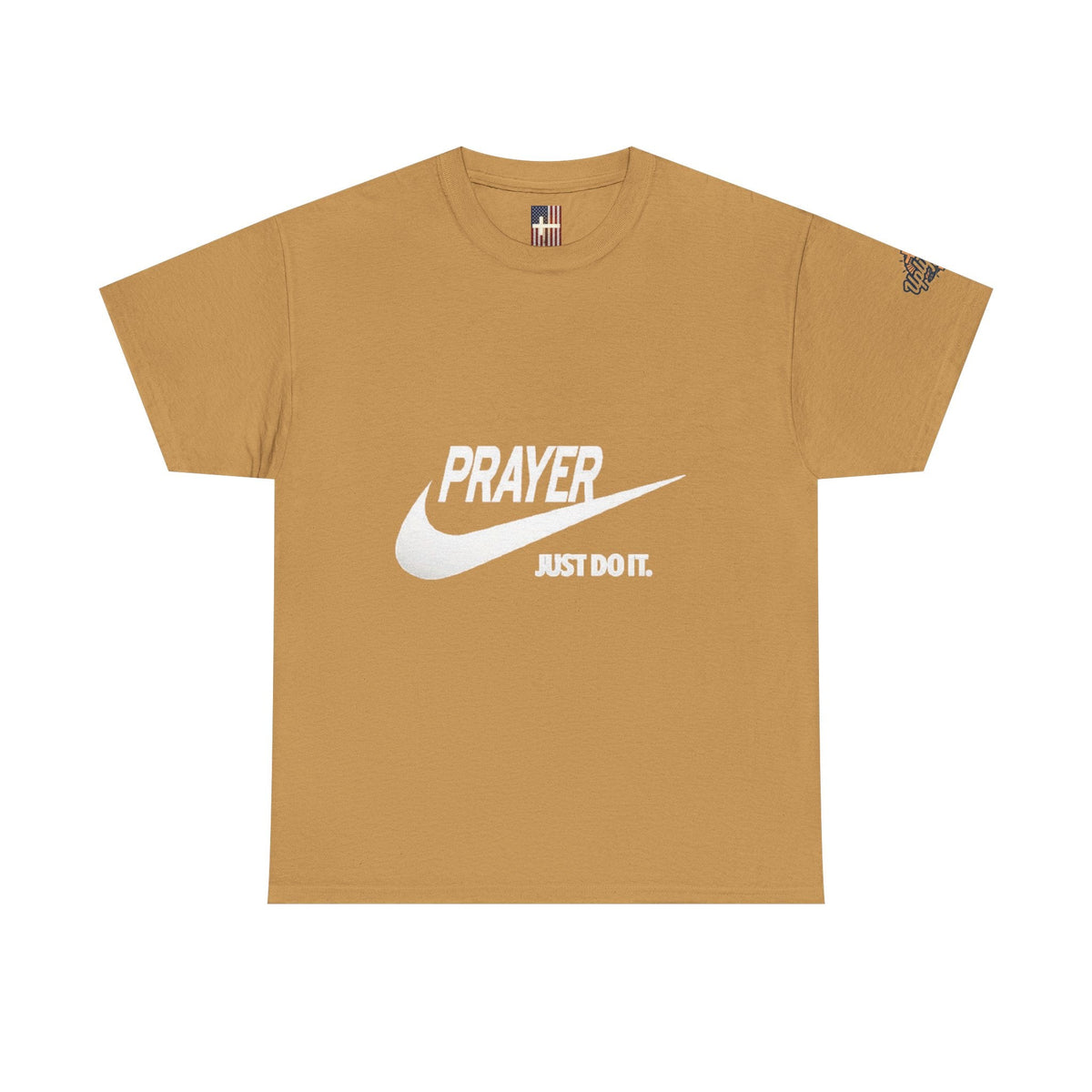 Prayer Just Do It T-shirt - Funny Christian Nike Parody T-shirt - Faith Gear Printify