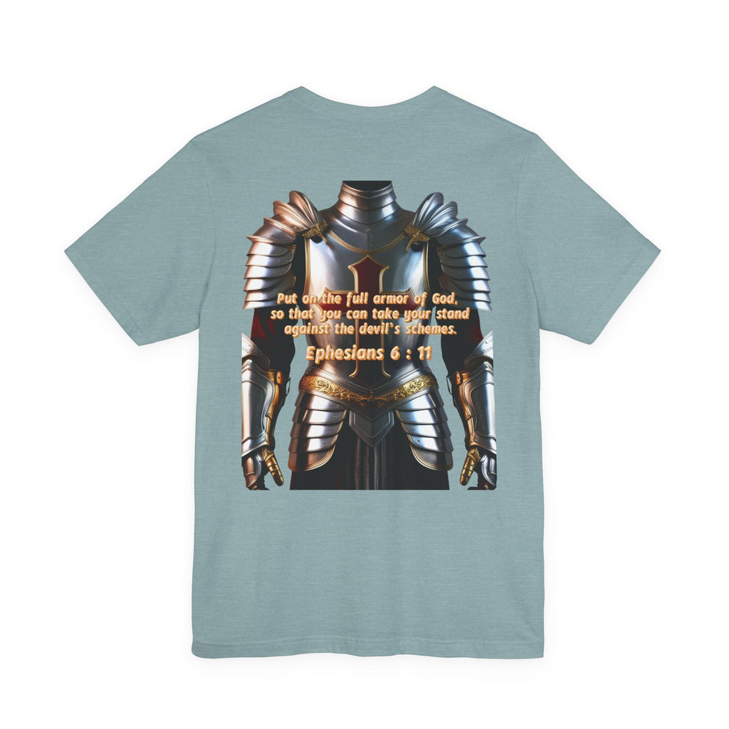 Religious Graphic Armor Of God Design - Unisex Jersey Short Sleeve Tee Printify