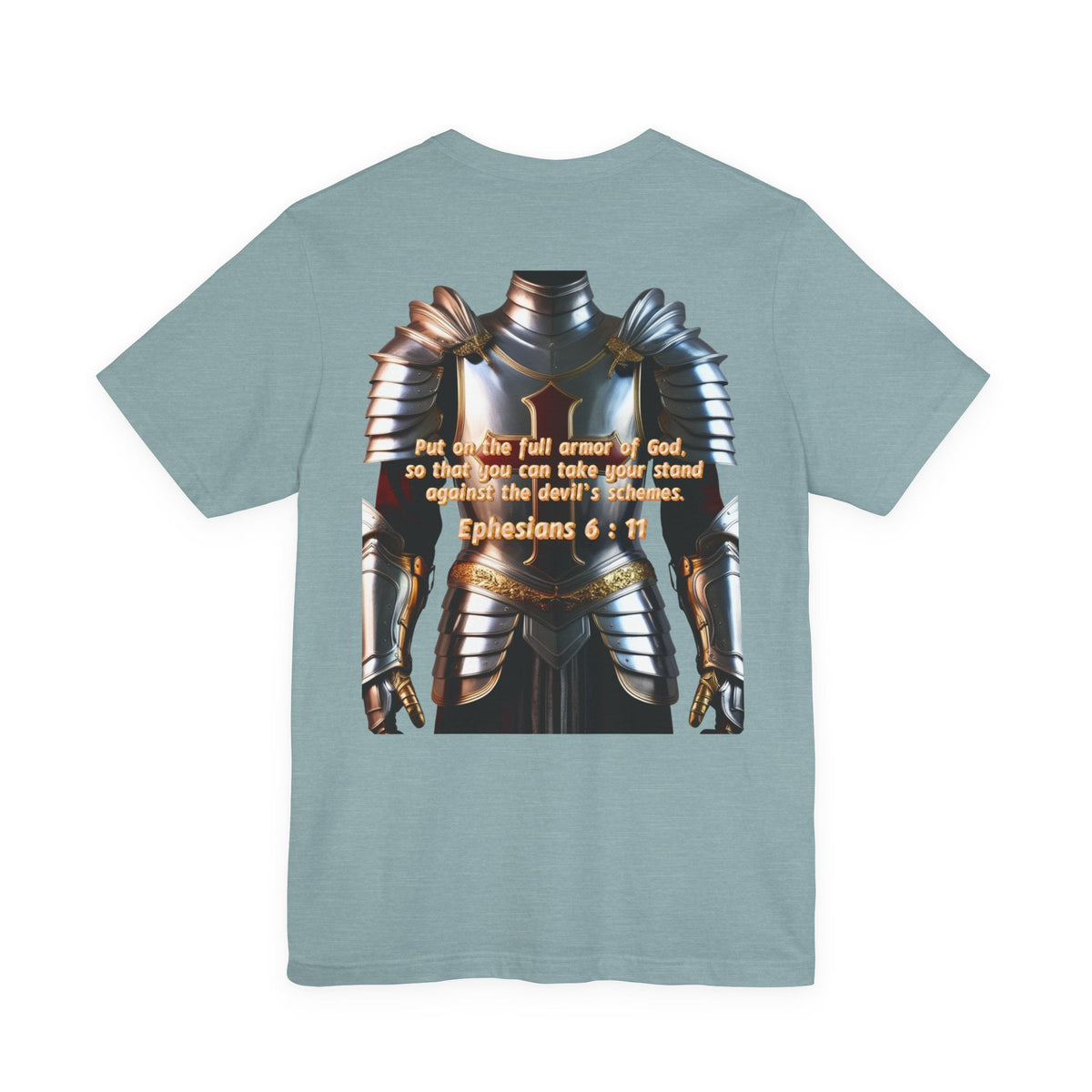 Religious Graphic Armor Of God Design - Unisex Jersey Short Sleeve Tee Printify