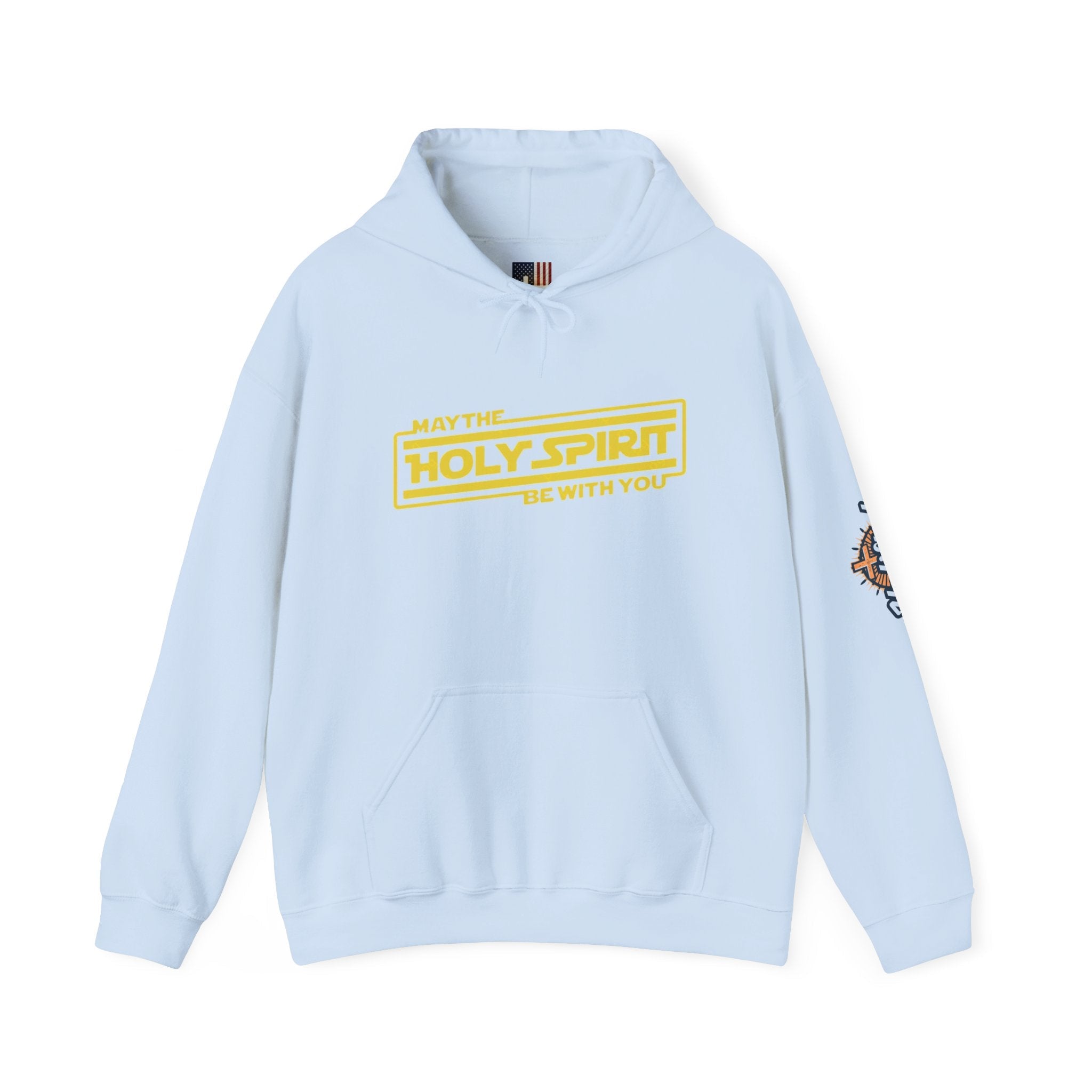 May the Holy Spirit Be With You Hoodie - Christian Star Wars Parody Hoodie Printify