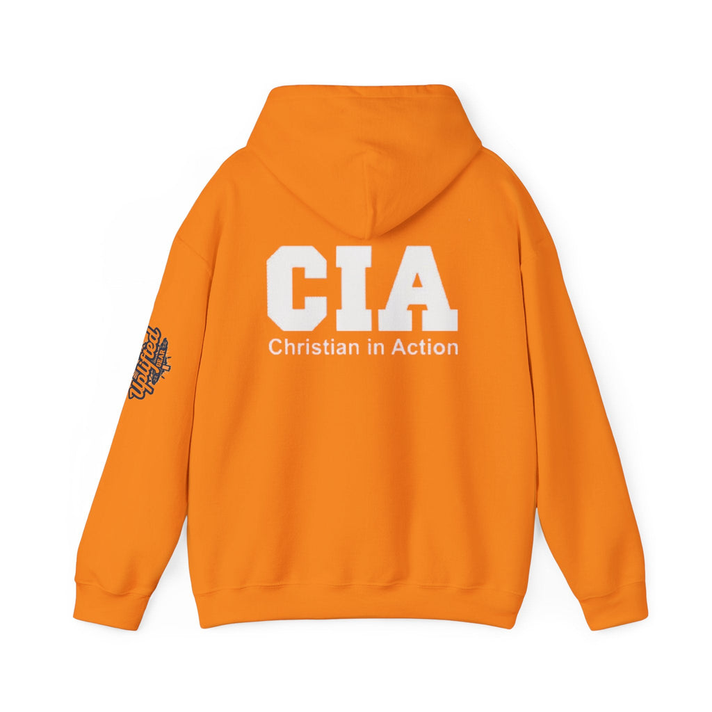 CIA Christian in Action Hoodie - Funny Faith Parody Hoodie - Mission Ready Apparel Printify