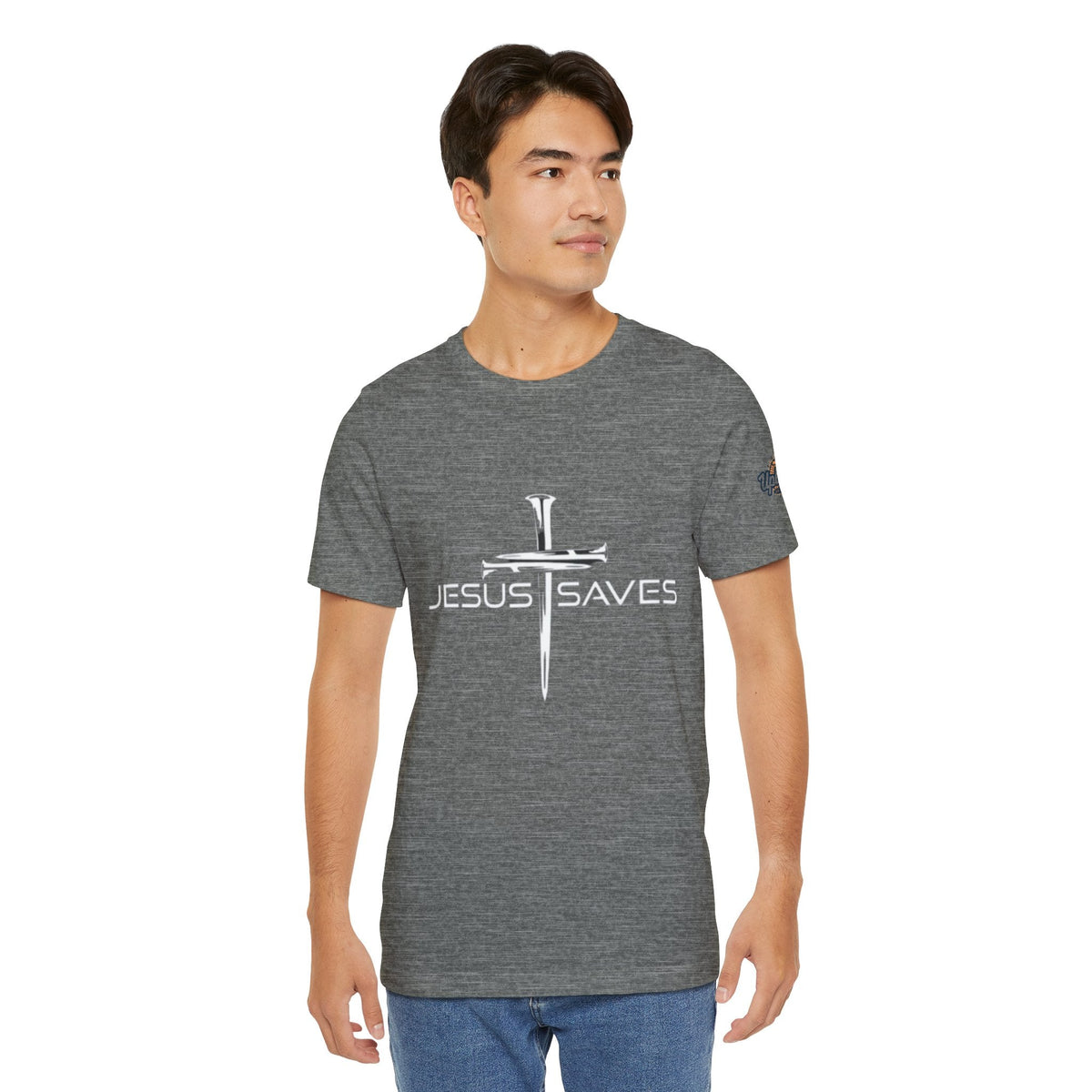Copy of Jesus Saves T-shirt – 3 Nails Crucifix Cross Christian T-shirt for Redemption Faith & Bold Salvation Printify