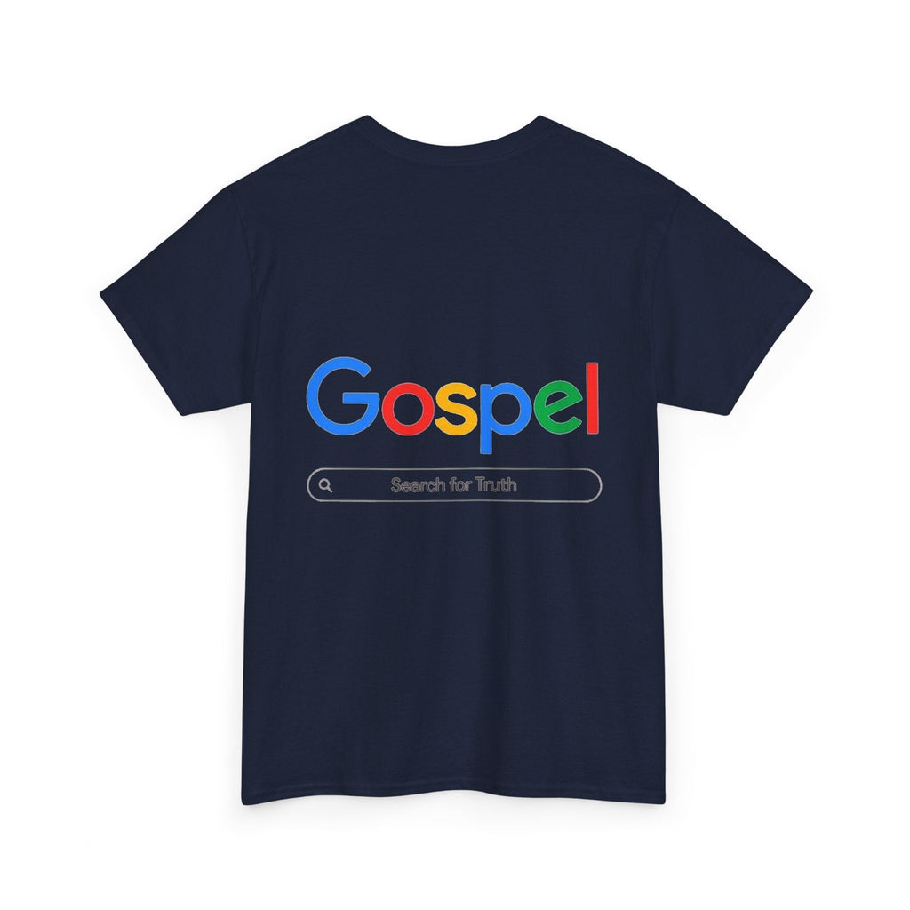 Gospel Graphic Tee — "Gospel" Colorful Logo Christian T-Shirt Printify