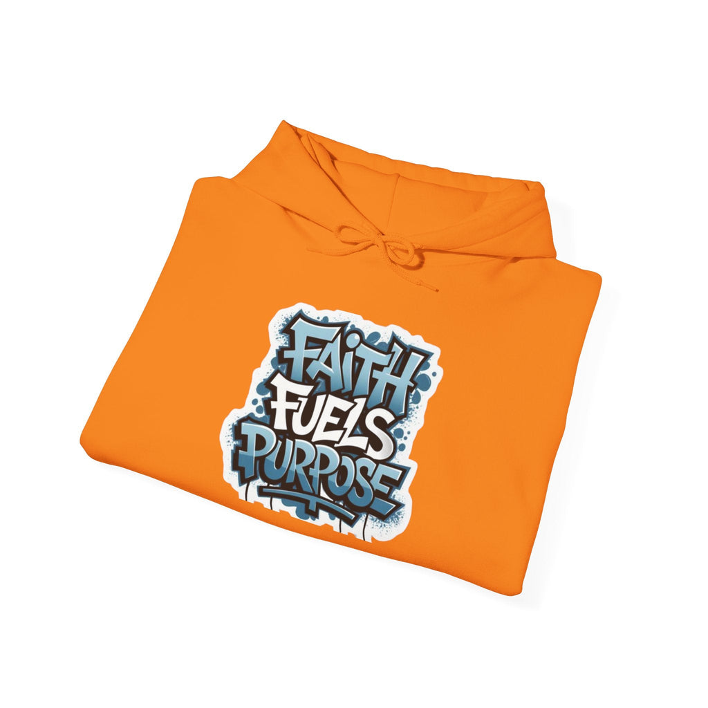 Faith Fuels Purpose Hoodie – Inspirational Christian Sweatshirt for Divine Drive & Unstoppable Belief Printify