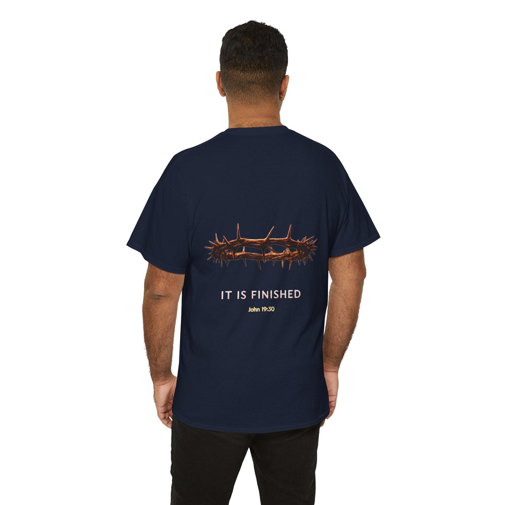 It Is Finished Crown of Thorns Tee — Christian John 19:30 Faith Shirt Printify