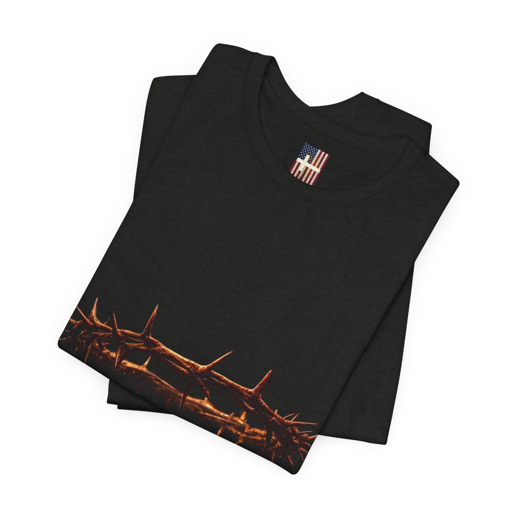 It Is Finished Crown of Thorns Tee — Christian John 19:30 Faith Shirt Printify