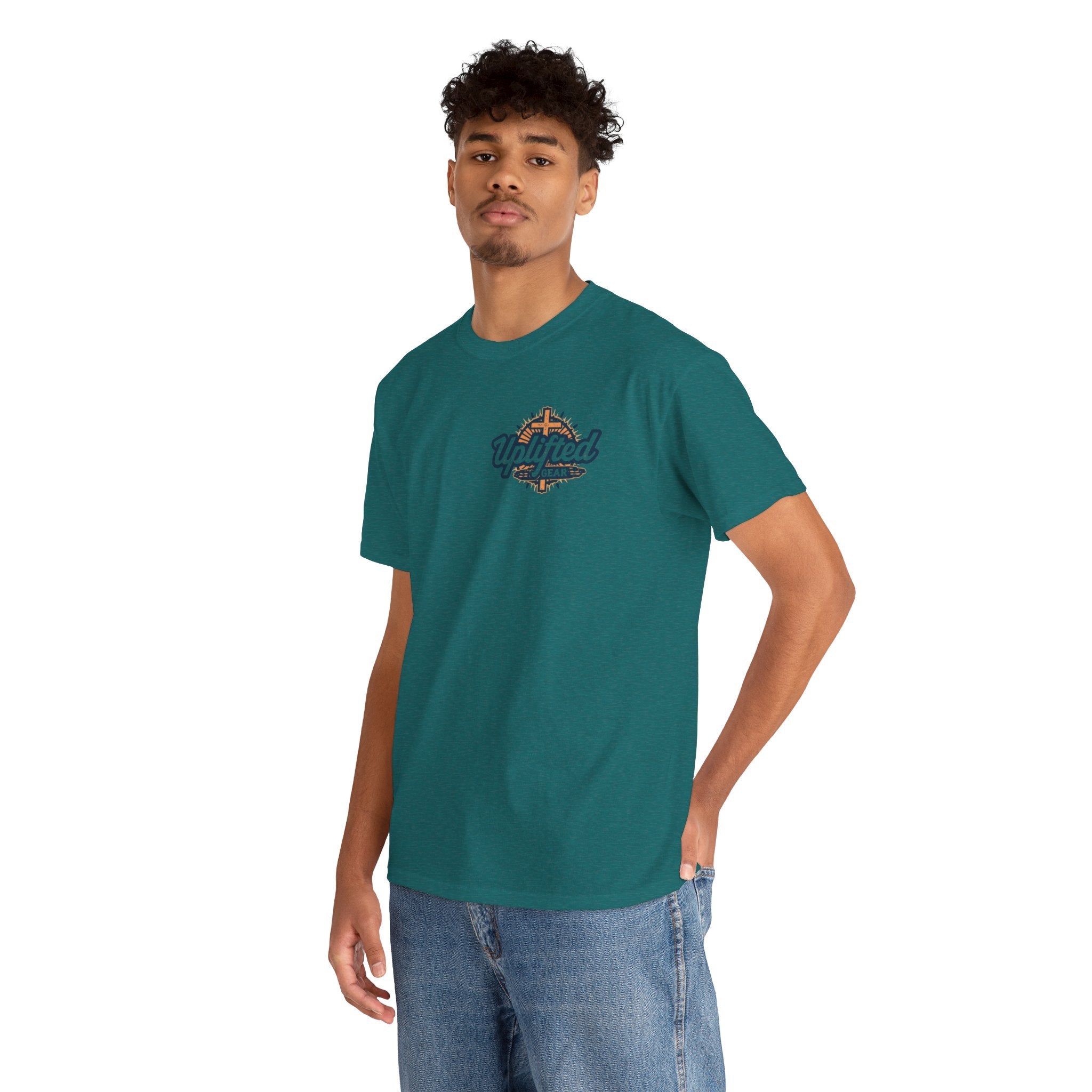 Trust in The Lord Proverbs 3:5-6 Biblical Design Unisex Heavy Cotton Tee Printify