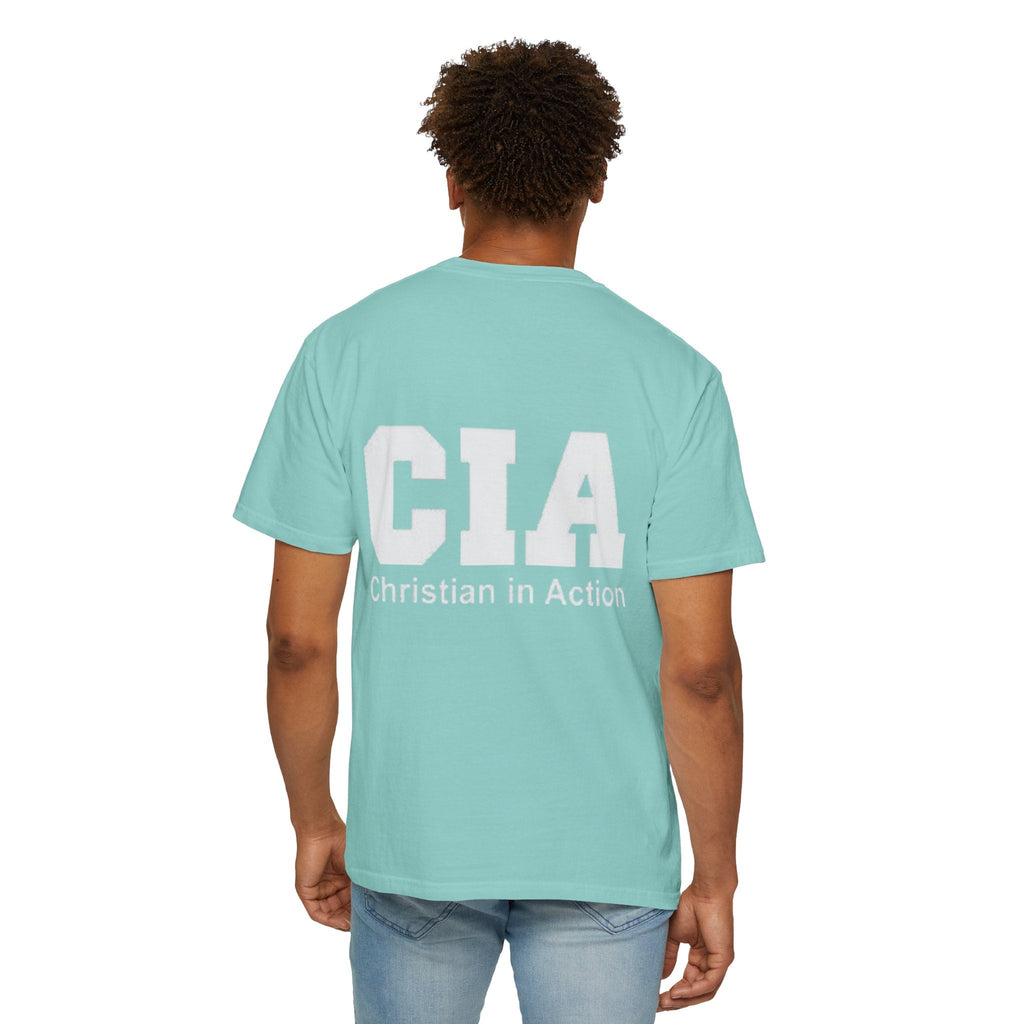CIA Christian in Action T-shirt - Funny Faith Parody T-shirt - Mission Ready Apparel Printify