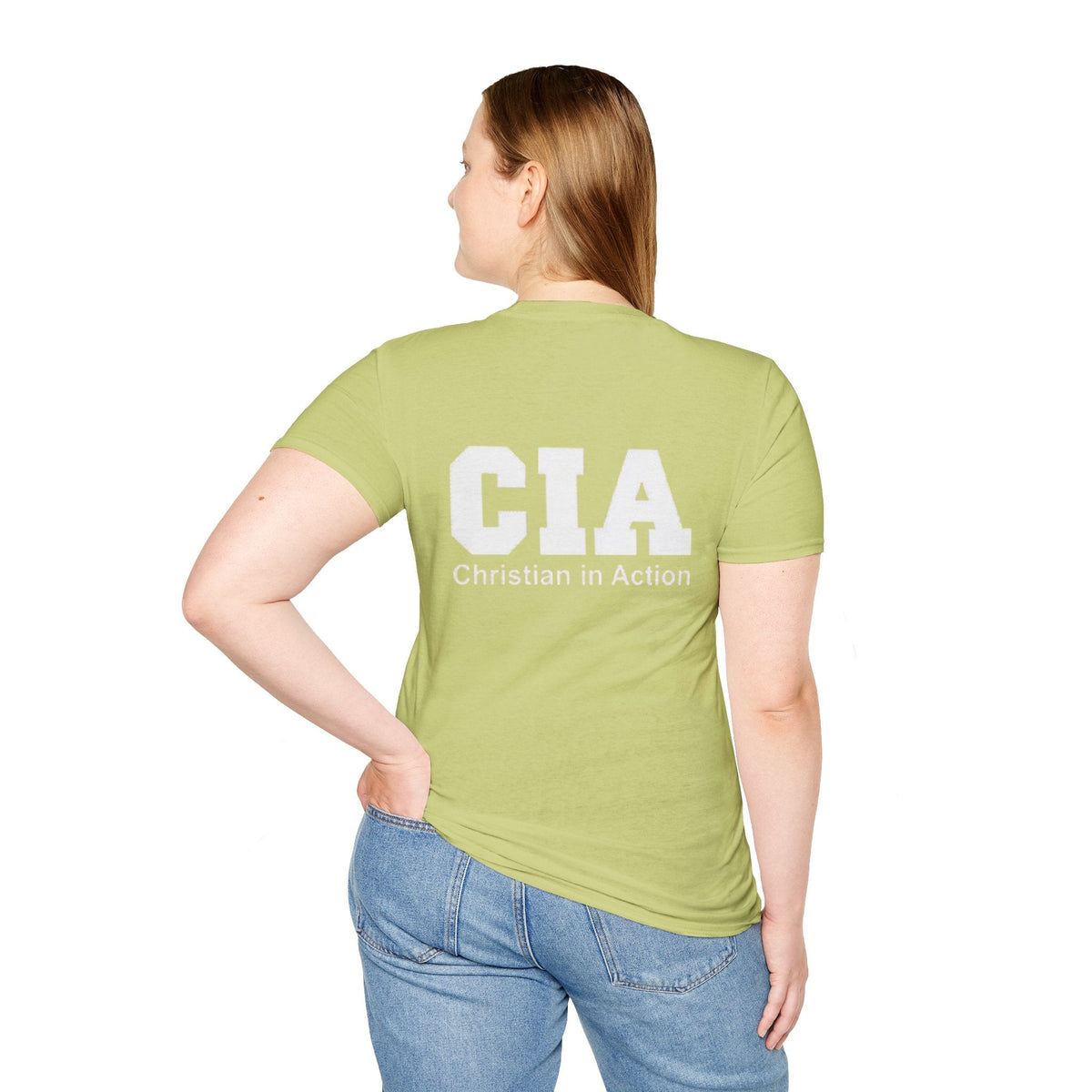 CIA Christian in Action T-shirt - Funny Faith Parody T-shirt - Mission Ready Apparel Printify