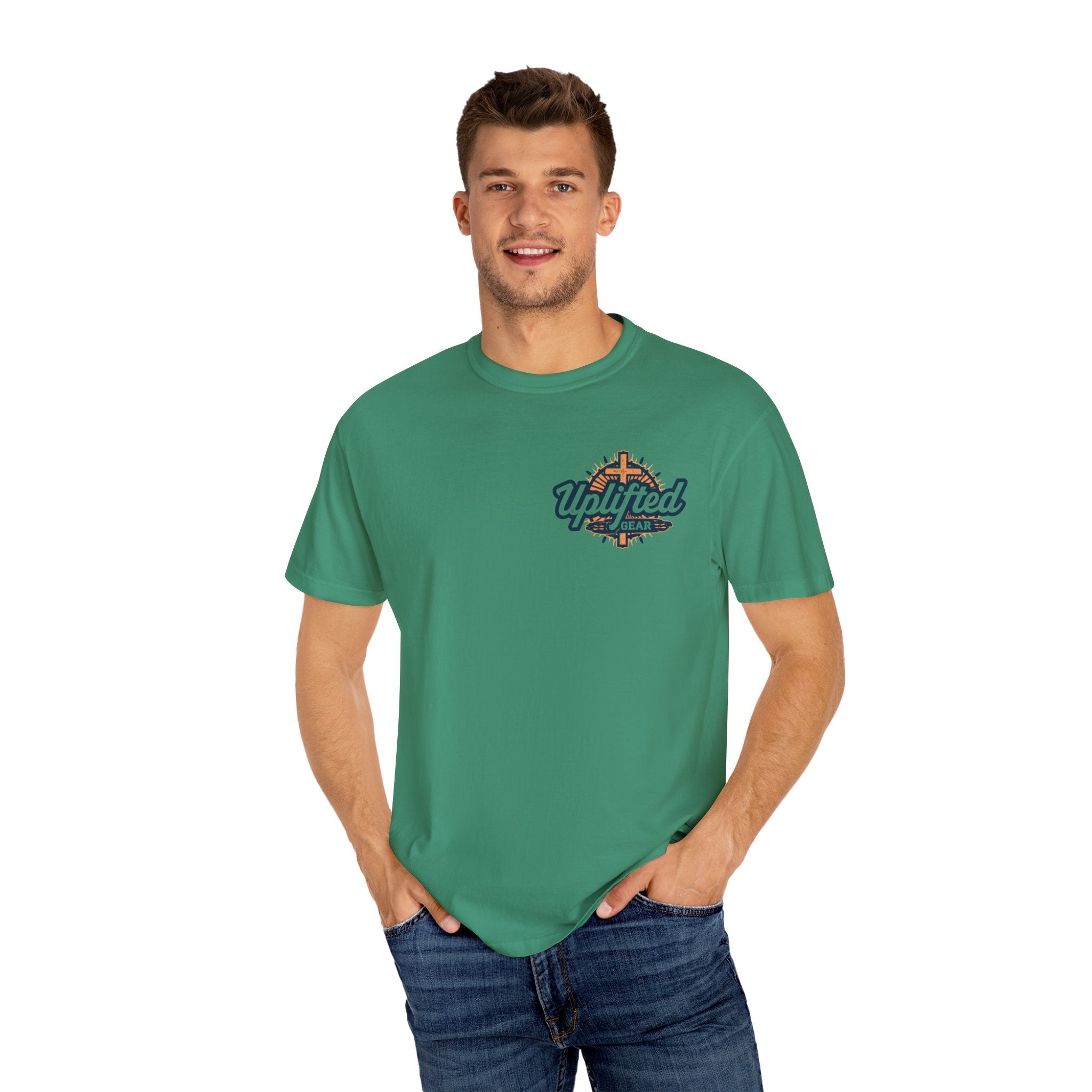 Christ is King T-Shirt – Bold Crown & Cross Christian Tee for Unashamed Faith Printify