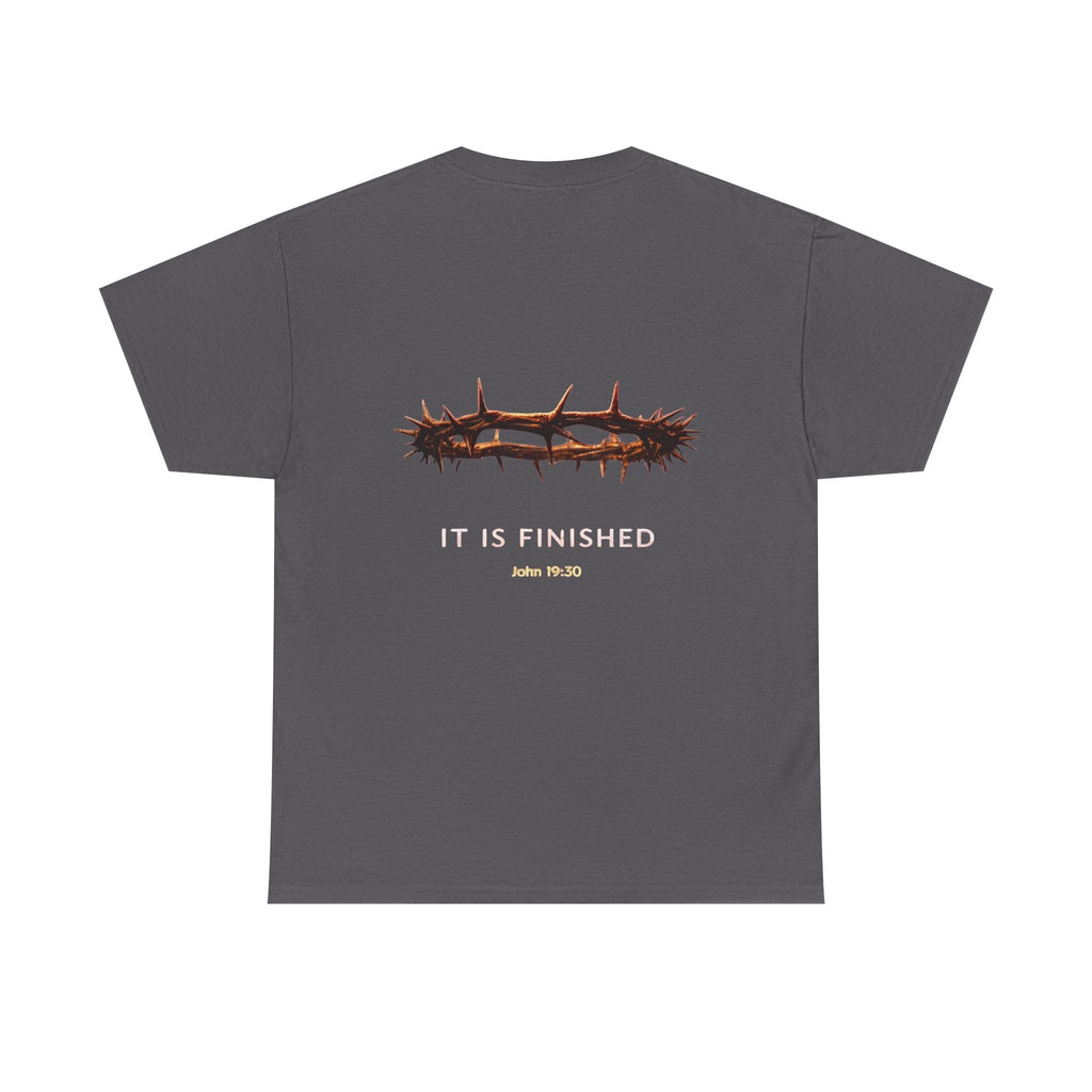 It Is Finished Crown of Thorns Tee — Christian John 19:30 Faith Shirt Printify