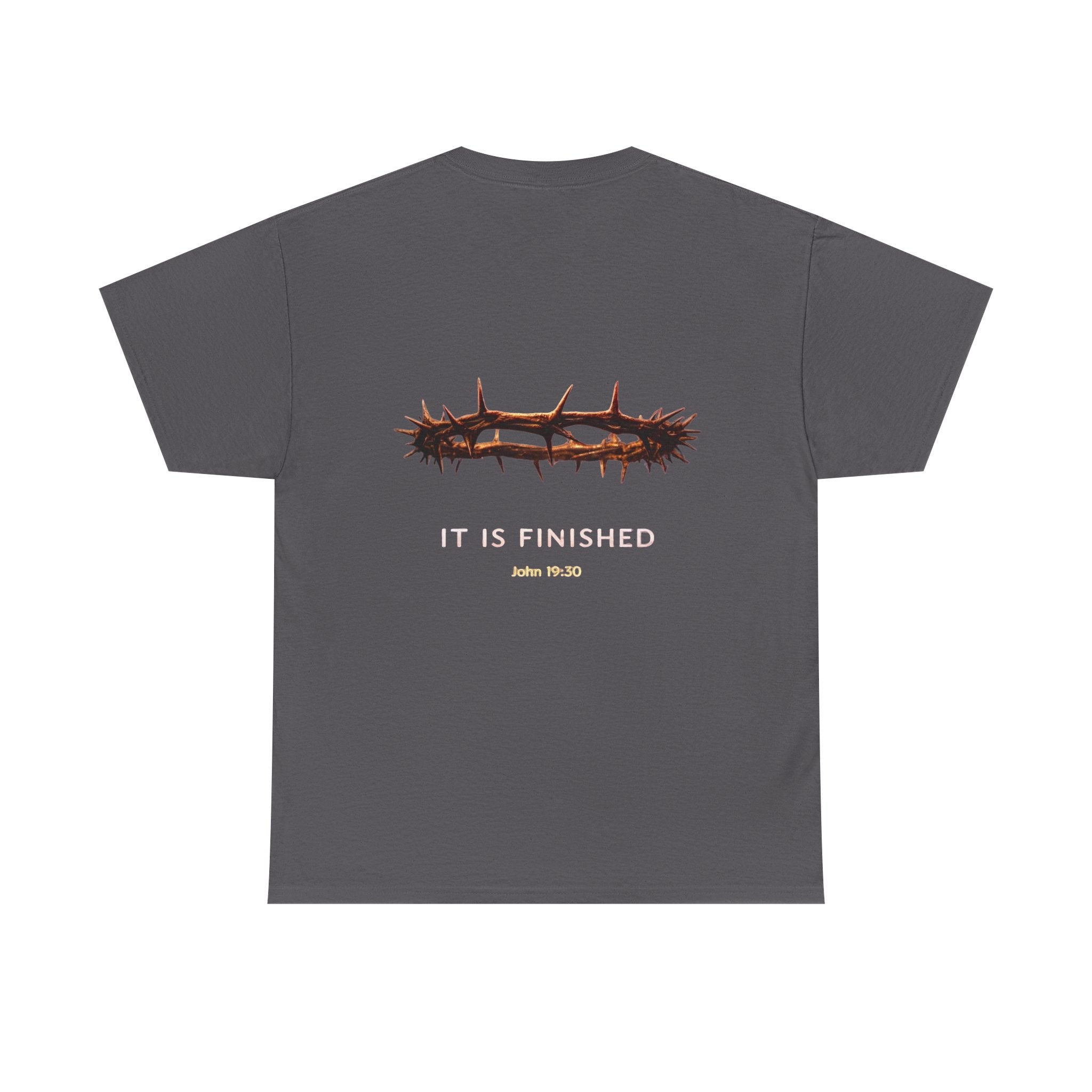 It Is Finished Crown of Thorns Tee — Christian John 19:30 Faith Shirt Printify