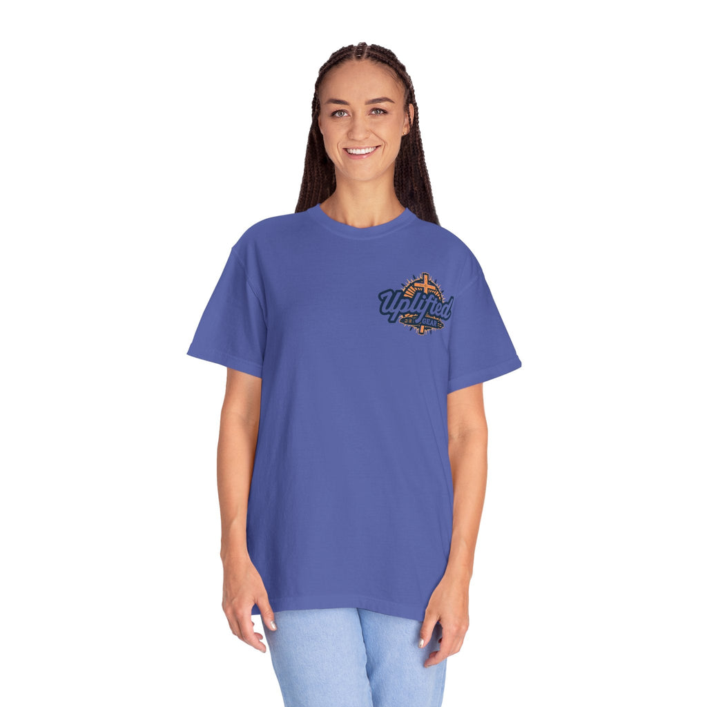 Trust in The Lord Proverbs 3:5-6 Biblical Design Unisex Garment-Dyed T-shirt Printify