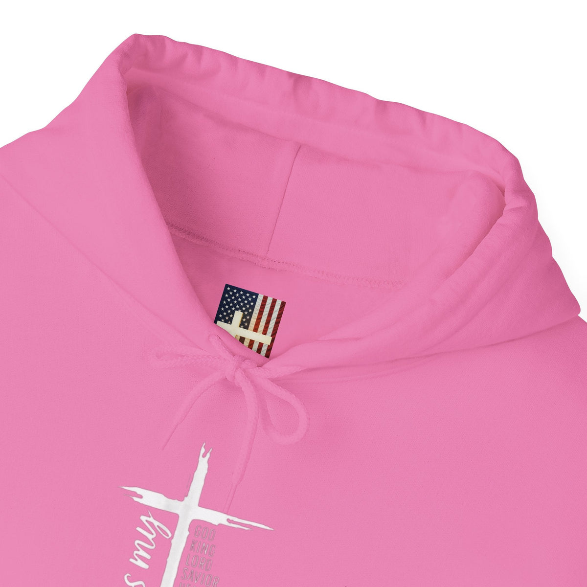 Jesus Is My Everything Hoodie – Cross List God King Lord Savior Christian Sweatshirt for Total Surrender Faith Printify