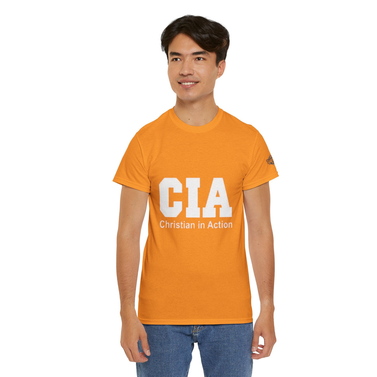 CIA Christian in Action T-shirt - Funny Faith Parody T-shirt - Mission Ready Apparel Printify
